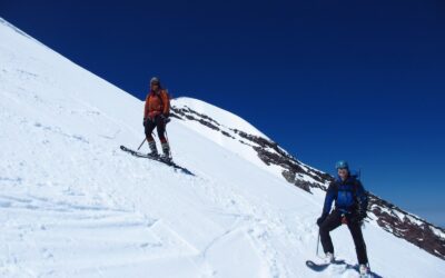 Skiing from the Summit of Mt. Rainier