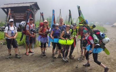 Birthday Tutus on the Russell/Flett Glacier, Rainier